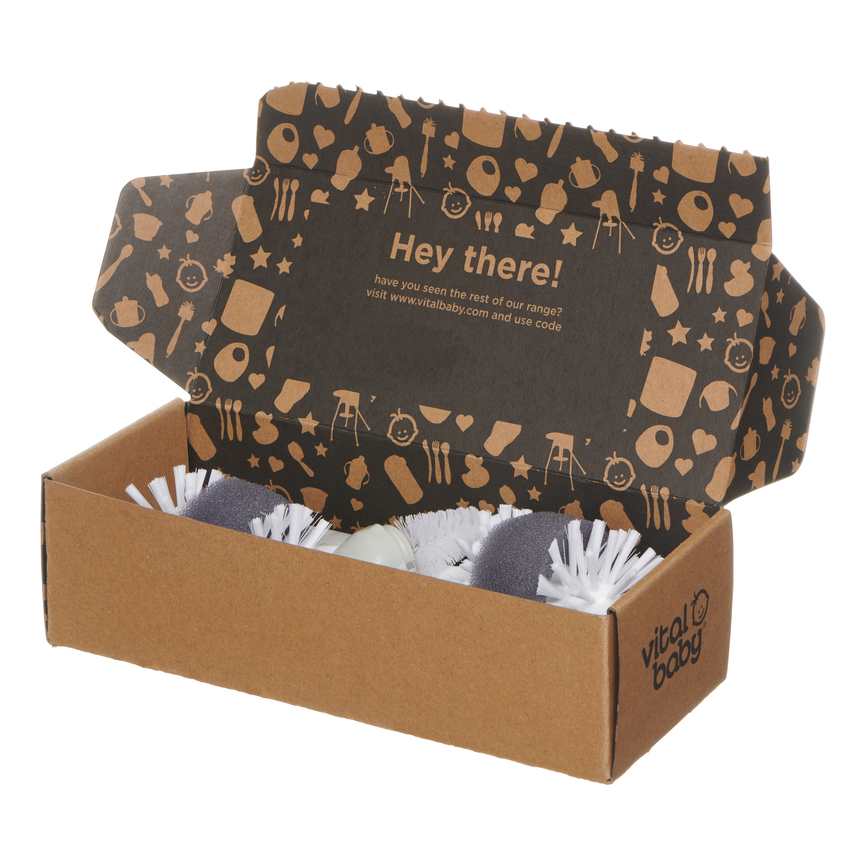 deluxe bottle brush 2pk – Vital Baby