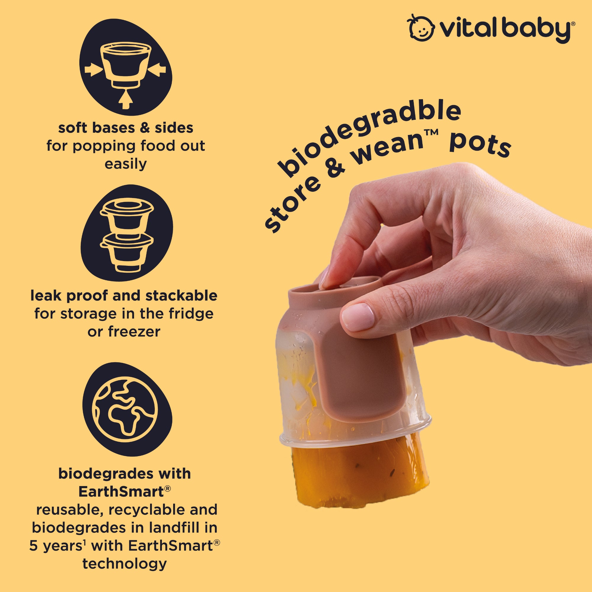 store & wean™ pots 120ml