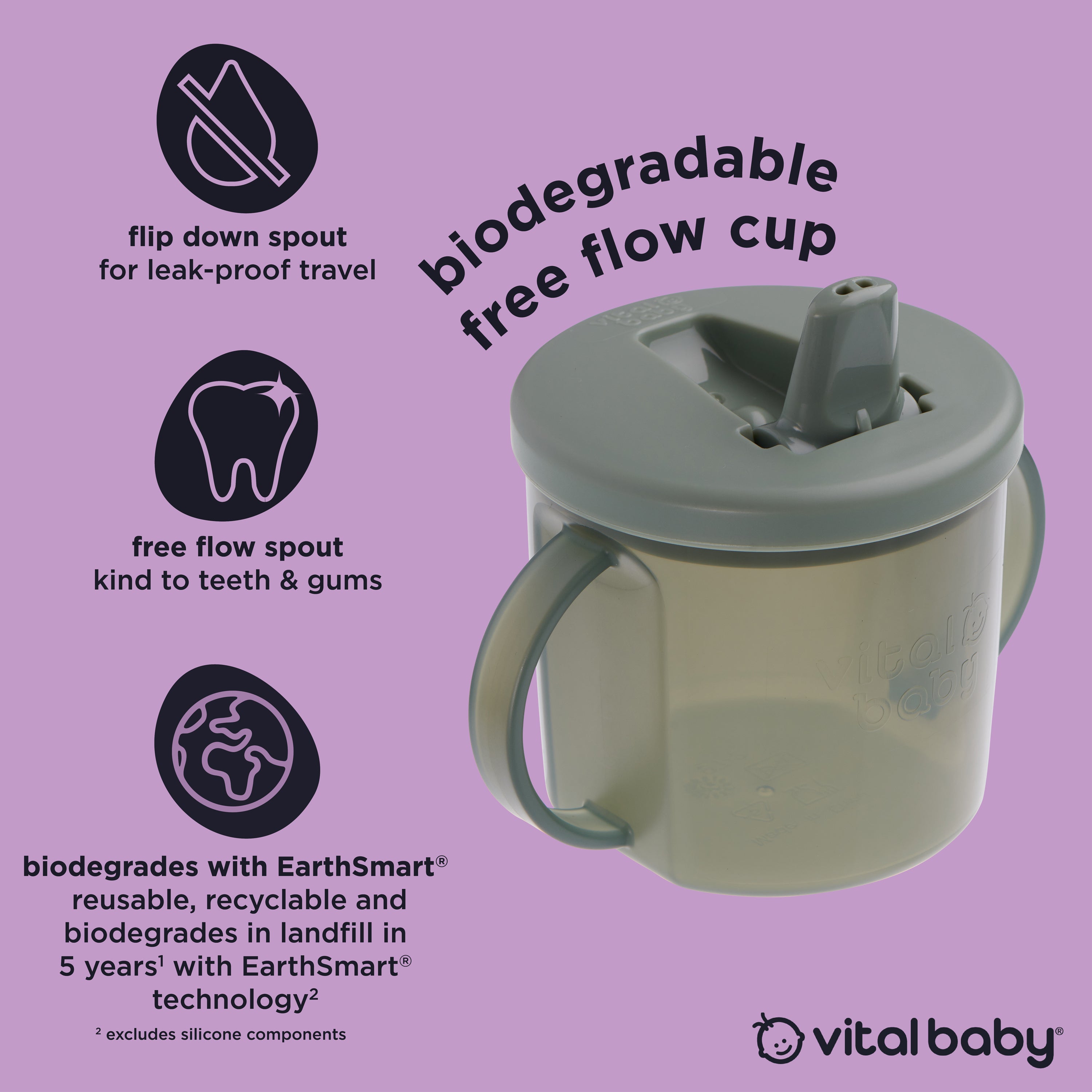free flow cup