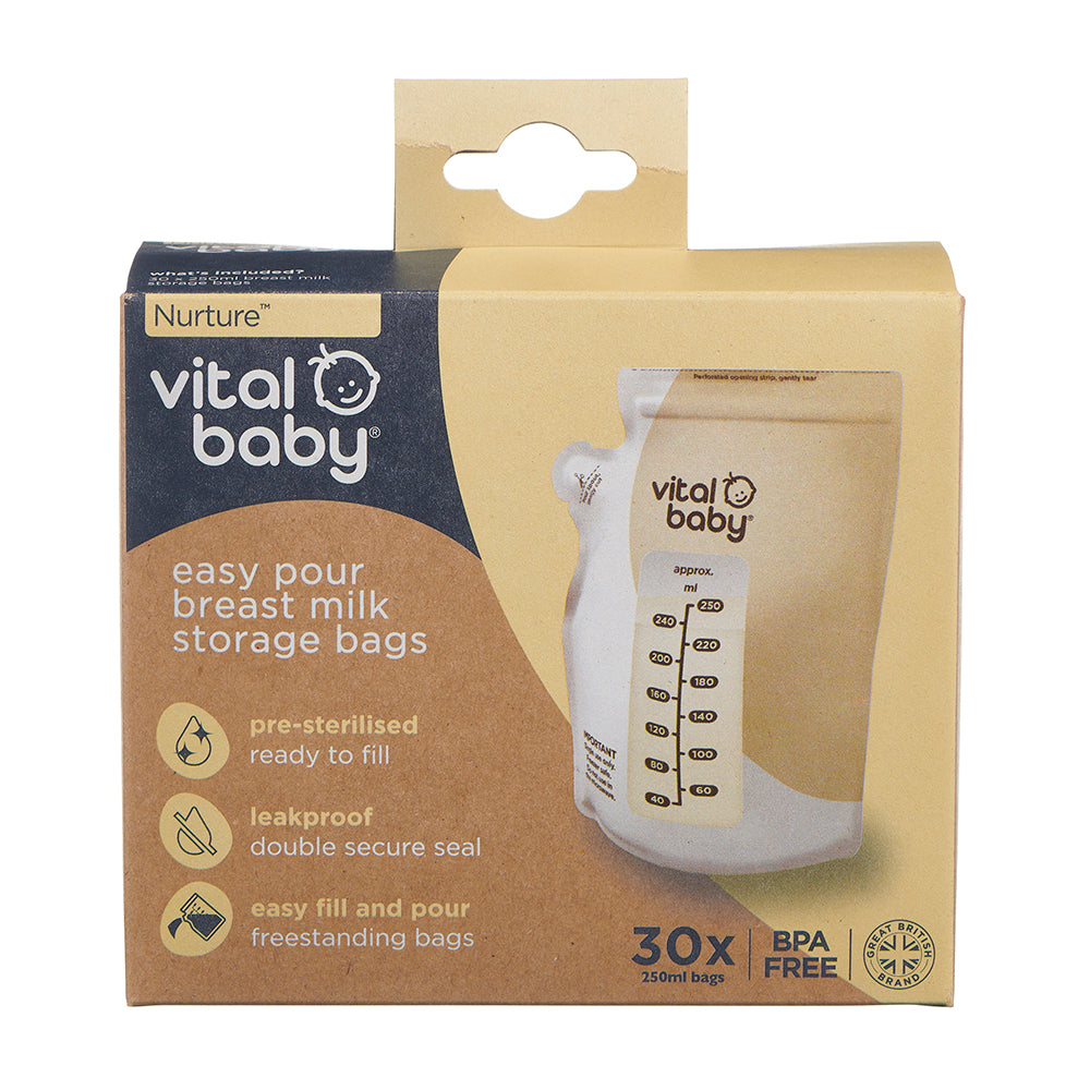 easy pour breast milk storage bags