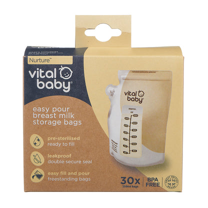 easy pour breast milk storage bags