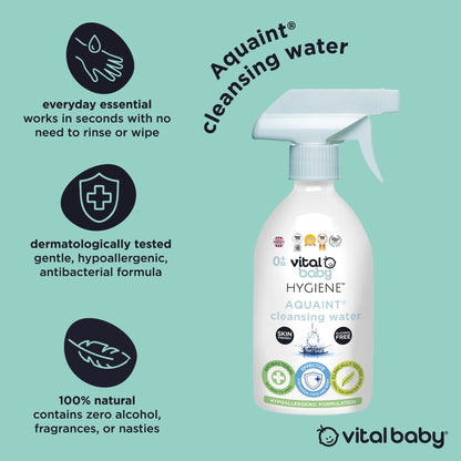 Aquaint cleansing water 500ml 2pk