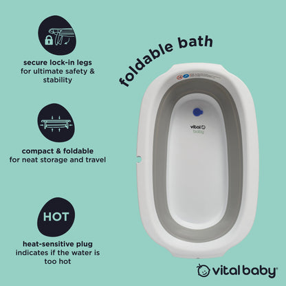 foldable bath