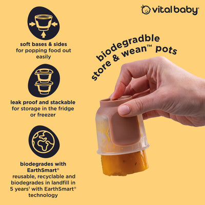 store & wean™ pots 120ml