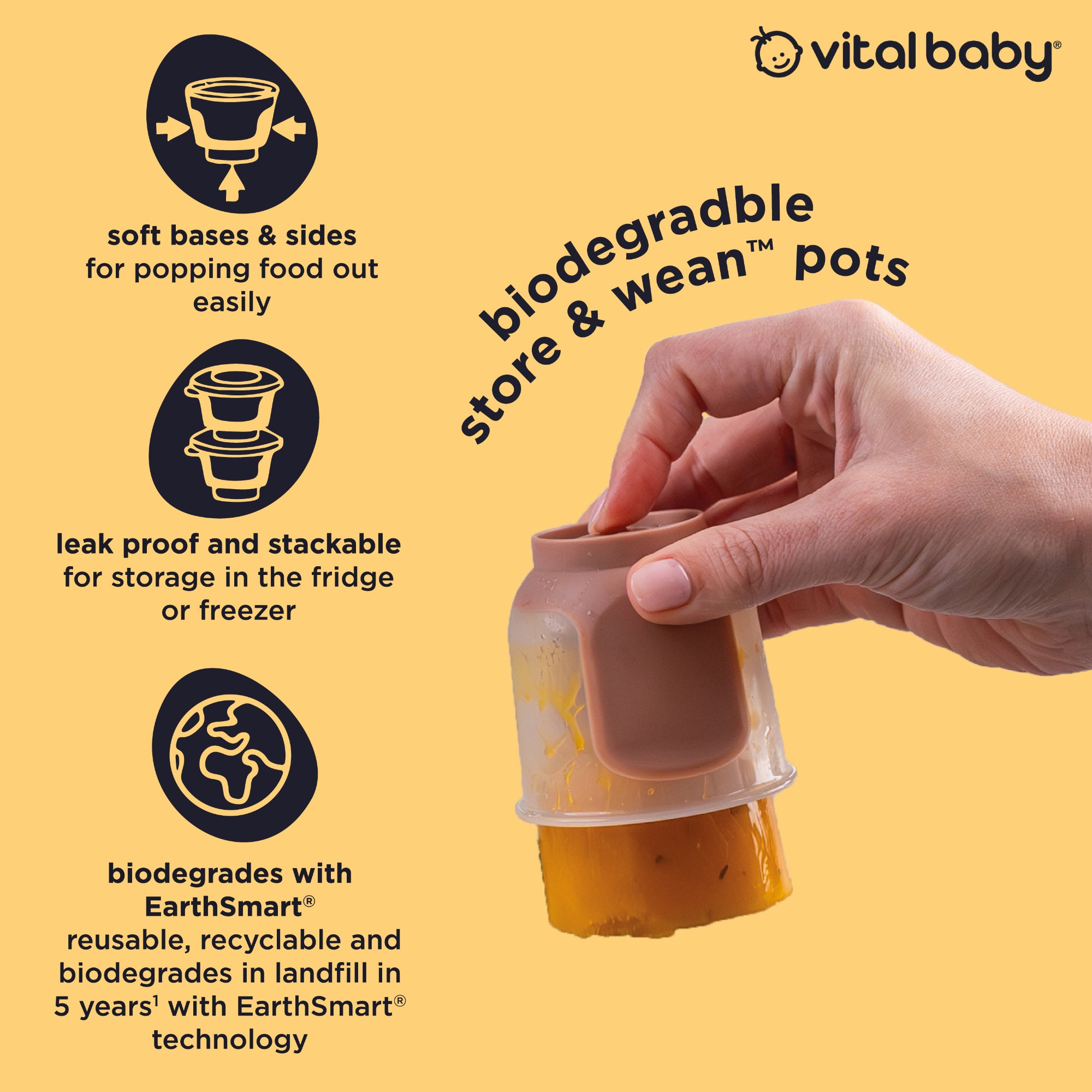 store & wean™ pots 60ml