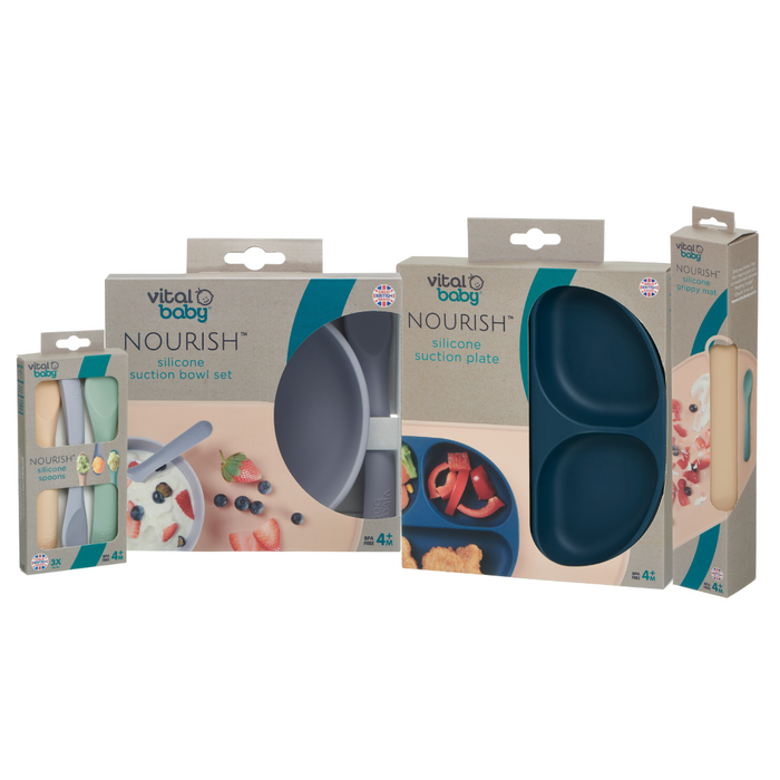 The NOURISH silicone weaning bundle