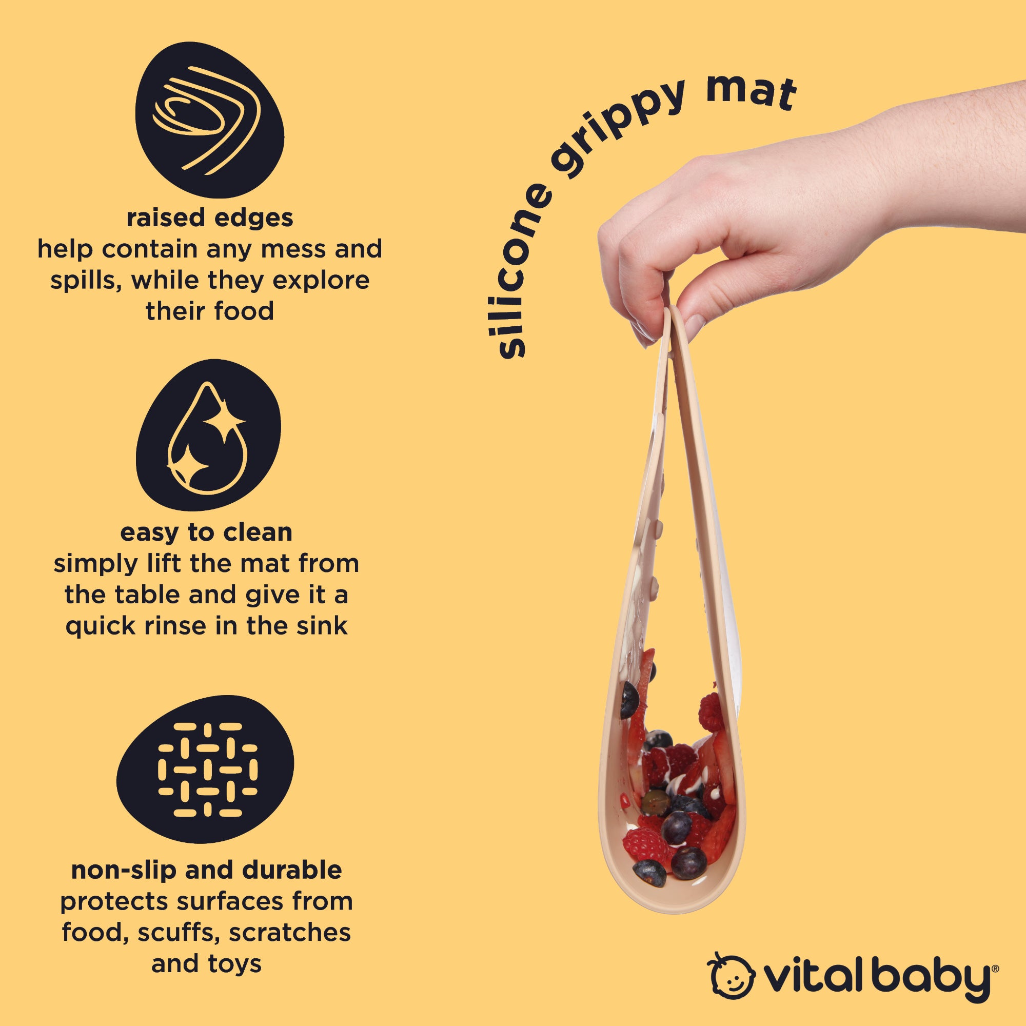 silicone grippy mat