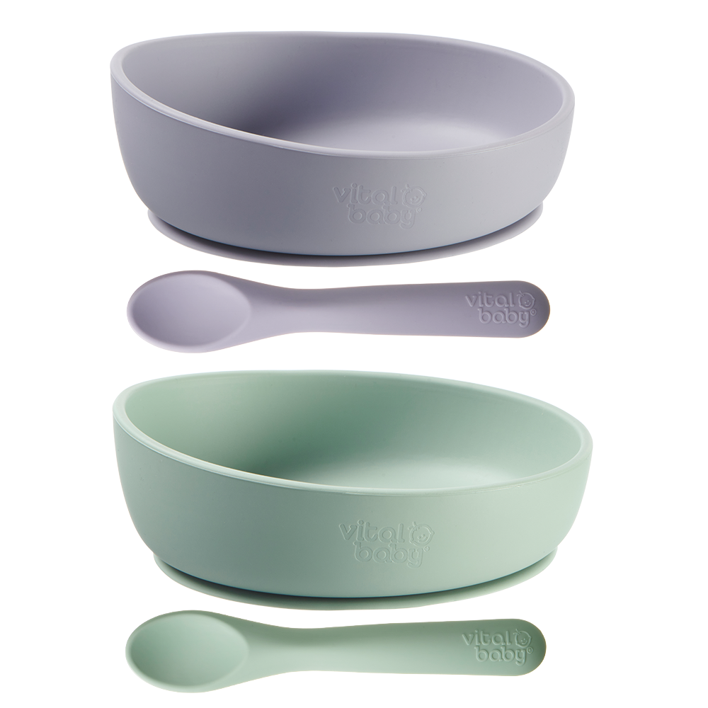 Silicone on sale baby bowls